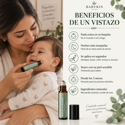 Babyrin™ Roll-On de Aceites Naturales Para La Dentición