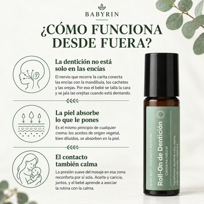 Babyrin™ Roll-On de Aceites Naturales Para La Dentición