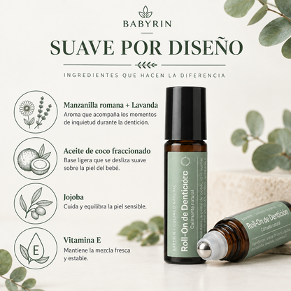 Babyrin™ Roll-On de Aceites Naturales Para La Dentición